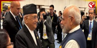 চীনে এসসিও বৈঠকে নেপালের প্রধানমন্ত্রী ওলির সঙ্গে সাক্ষাৎ মোদির