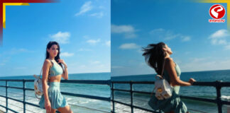 সমুদ্র তটে শরীরী আবেদনে সোশ্যাল মিডিয়ায় ঝড় তুললেন নোরা