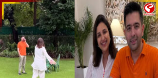 জীবনের নতুন অধ্যায় পরিবারের সঙ্গে উপভোগ করছেন পরিণীতি