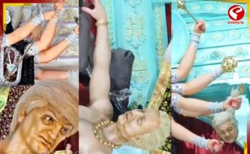 কোথাও ট্রাম্প, কোথাও ইউনুস! এবার পুজোয় সুপারহিট মহিষাসুর