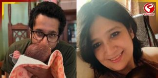 ক্যামেরার দিকে জুলজুল করে তাকিয়ে, চতুর্থীতে ছেলের সঙ্গে পরিচয় করিয়ে দিলেন পিয়া