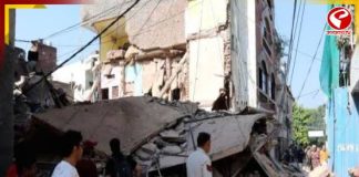 দিল্লিতে হুড়মুড়িয়ে ভেঙে পড়ল চারতলা বাড়ি, উদ্ধার ১৪