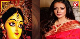 হরিপুর পদ্মপুকুর ইউথ ক্লাবের পুজো উদ্বোধন করলেন রাইমা সেন