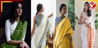 পুজোয় হাতেবোনা শাড়ির ট্রেন্ড টলিউডে