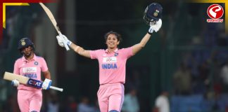 ৫০ বলে শতরান করার রেকর্ড গড়লেন স্মৃতি মন্ধনা