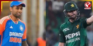 পাক অধিনায়কের সঙ্গে ফটোশুট করলেন না সূর্যকুমার!