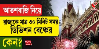 আতশবাজি নিয়ে রাজ্যকে মাত্র ৩০ মিনিট সময় ডিভিশন বেঞ্চের, কেন?