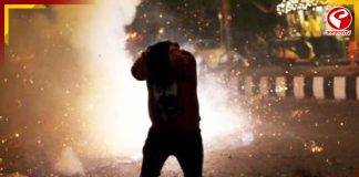 শব্দবাজির তাণ্ডব দক্ষিণ কলকাতার বিলাসবহুল আবাসনে