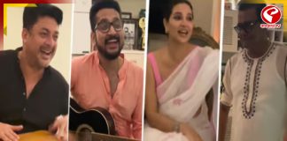 রাজ ও শুভশ্রীর হাউজ পার্টিতে খোশমেজাজে টলি সেলেবরা