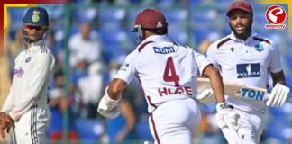 ফলো অন-এর পর দ্বিতীয় ইনিংসে দুরন্ত লড়াই ক্যারিবিয়ানদের!