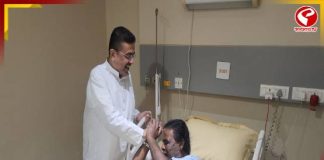 খগেন মুর্মুকে দেখতে শিলিগুড়িতে হাসপাতালে শুভেন্দু