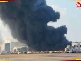 ঢাকা বিমানবন্দরে বিধ্বংসী আগুন, স্থগিত উড়ান পরিষেবা