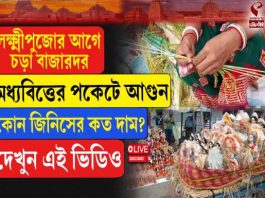 লক্ষ্মীপুজোর আগে চড়া বাজারদর! মধ্যবিত্তের পকেটে আগুন