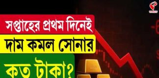 সোনার দামে পতন, ছটপুজোয় মধ্যবিত্তের মুখে হাসি