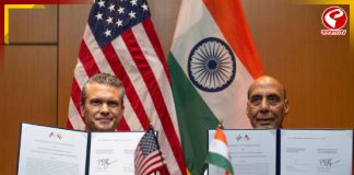 ভারত-আমেরিকার মধ্যে স্বাক্ষর হল প্রতিরক্ষা চুক্তি!