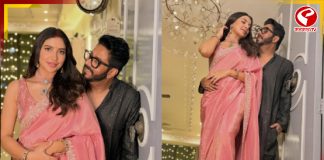 কোলে বসিয়ে শুভশ্রীকে জন্মদিনে ভালোবাসায় ভরালেন রাজ