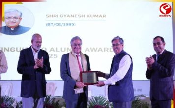 প্রধান নির্বাচন কমিশনার জ্ঞানেশ কুমারকে বিশিষ্ট প্রাক্তনী পুরস্কার IIT কানপুরের