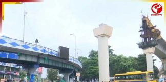 চিংড়িহাটায় মেট্রো রেলের কাজে বাধা, প্রশাসনের অনুমতি না পাওয়ায় স্থগিত রাস্তা বন্ধের পরিকল্পনা