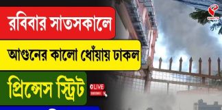 ফের অগ্নিকাণ্ড কলকাতায়! কালো ধোঁয়ায় ঢাকল প্রিন্সেস স্ট্রিট