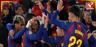 ঘরের মাঠে বড় জয় বার্সেলোনার!