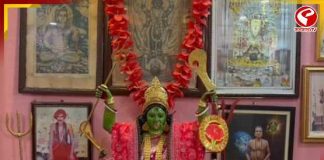 হুগলিতে এবার একটুকরো কালীঘাট ! আর সেখানে মা কালীর রঙ সবুজ!
