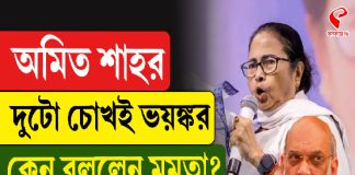 অমিত শাহর দুটো চোখই ভয়ঙ্কর, কেন বললেন মমতা?
