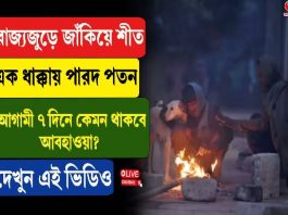 রাজ্যজুড়ে জাঁকিয়ে শীত, এক ধাক্কায় পারদ পতন