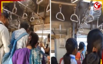 মুম্বই লোকাল ট্রেনে ভয়াবহ ঘটনা, চলন্ত ট্রেন থেকে ছাত্রীকে ধাক্কা