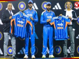 টি-২০ বিশ্বকাপের আগে নতুন জার্সি উন্মোচন রোহিতের!