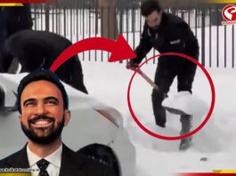 তুষারঝড়ে বিপর্যস্ত শহর! বরফ সরাতে কোদাল হাতে রাস্তায় খোদ মেয়র