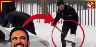 তুষারঝড়ে বিপর্যস্ত শহর! বরফ সরাতে কোদাল হাতে রাস্তায় খোদ মেয়র