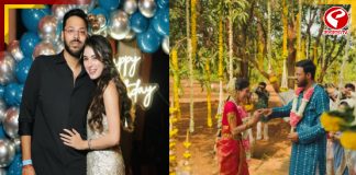 দক্ষিণী পাত্রের সঙ্গে আংটি বদল করলেন অদ্রিজা