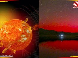 ভয়ঙ্কর সৌরঝড়! রাতে রক্তবর্ণ হয়ে উঠছে আকাশ! এ কি কোনও অশনি সংকেত?