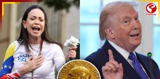 নিজের নোবেল ট্রাম্পের হাতে তুলে দিলেন এই মহিলা! কেন জানেন?