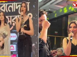 কালো গাউনে বোল্ড শুভশ্রী, অ্যাওয়ার্ড শো-এর মঞ্চে কোন বার্তায় সুর চড়ালেন নায়িকা?