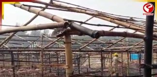 গঙ্গাসাগর মেলা প্রাঙ্গণে অস্থায়ী ছাউনিতে বিধ্বংসী আগুন