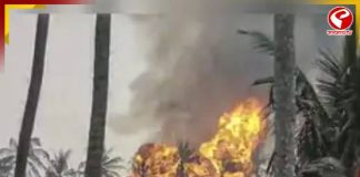 অন্ধ্রপ্রদেশের ONGC-র তেল কুয়োতে আগুন, পর পর বিস্ফোরণের শব্দ