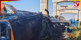 থাইল্যান্ডে ভয়াবহ দুর্ঘটনা, চলন্ত ট্রেনের উপর ভেঙে পড়ল ক্রেন, নিহত ২২