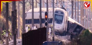 স্পেনে ভয়াবহ ট্রেন দুর্ঘটনা, নিহতের সংখ্যা বেড়ে দাঁড়াল ৪০