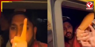 চলন্ত গাড়িতে রোহিতের হাত ধরে টান! ক্ষিপ্ত হলেন ‘হিট ম্যান’