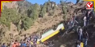 ৩০০ মিটার গভীর খাদে পড়ল বাস! ভয়াবহ ঘটনা হিমাচল প্রদেশে