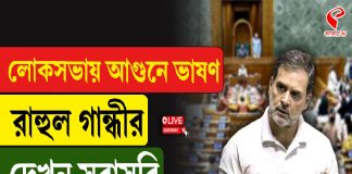 লোকসভায় অগ্নিশর্মা রাহুল, ঝাঁঝালো ভাষণে কেন্দ্রে তোপ কংগ্রেস সাংসদের
