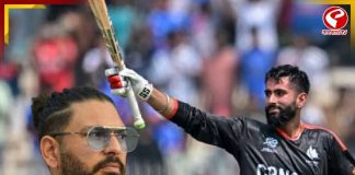 ১৯ বছর বয়সেই বিশ্বকাপ সেঞ্চুরি! বিশ্বরেকর্ড গড়লেন কানাডার যুবরাজ