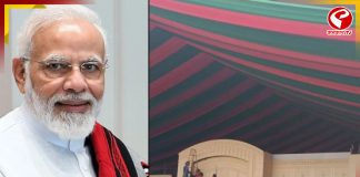 ব্রিগেড মঞ্চে দক্ষিণেশ্বর! বাঙালিয়ানায় জোর দিয়েছে বিজেপি,‘থিমপুজো’ খোঁচা দিল তৃণমূল