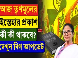 আজ তৃণমূলের ইস্তেহার প্রকাশ, কী কী থাকবে? দেখুন বিগ আপডেট