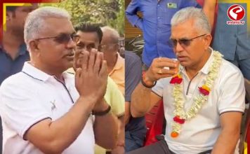 চা চক্রে প্রচার শুরু দিলীপ ঘোষের! খড়্গপুরে ফিরে কী বললেন বিজেপি প্রার্থী? দেখুন