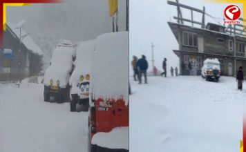 ছ’ইঞ্চি বরফে ঢাকা পড়ল সান্দাকফু, আটকে শতাধিক পর্যটক