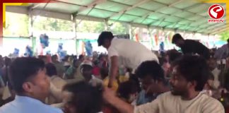 নওদায় অভিষেকের সভায় চরম বিশৃঙ্খলা