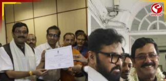 নথি বিতর্ক কাটিয়ে রাজ্যসভায় রাহুল সিনহা, হাত ধরে শুভেচ্ছা বাবুল সুপ্রিয়র