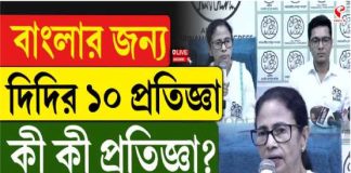 বাংলার জন্য দিদির ১০ প্রতিজ্ঞা! কী কী?